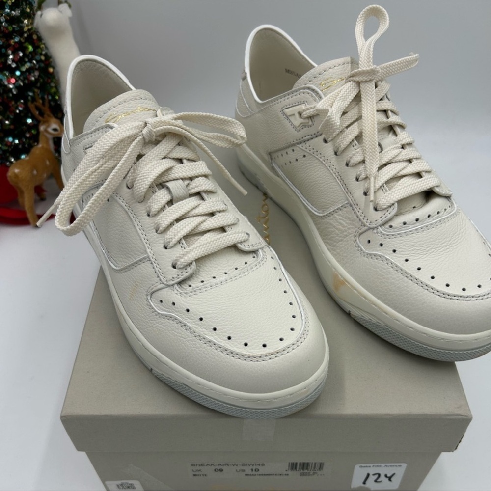 Men’s Santoni air sneakers size 9 US made in Italy
